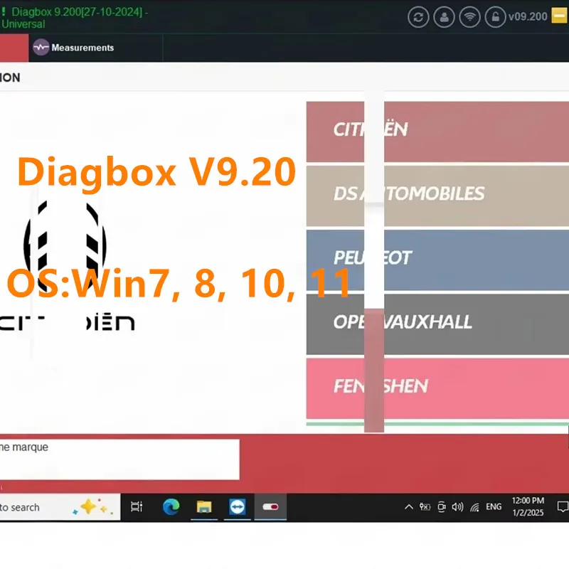 

2025 Latest version Diagbox V9.20 with crack diagnostic software work with PP2000 programming tool lexia3 Diagnose Resets