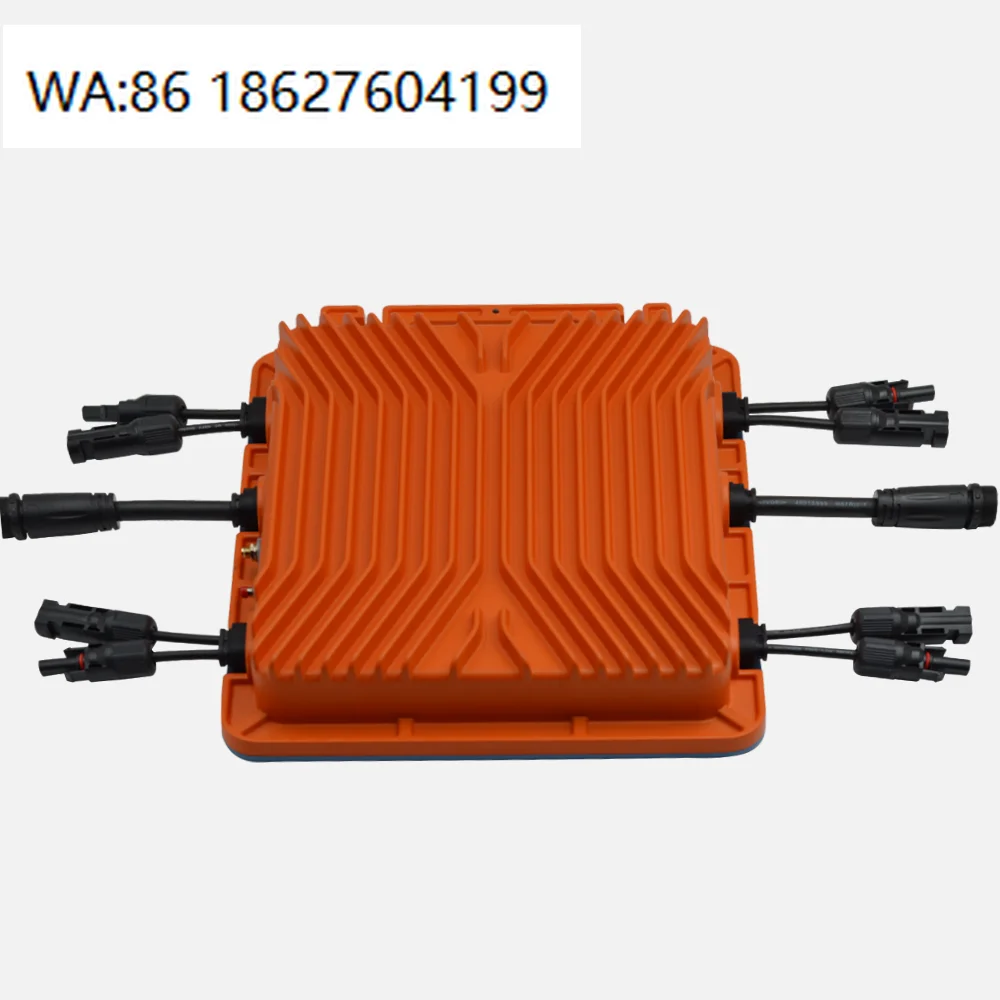 Black Die Cast Aluminum 1400W WIFI Smart Control IP67 Waterproof Grid Tie Micro Inverter For Residential Solar PV System