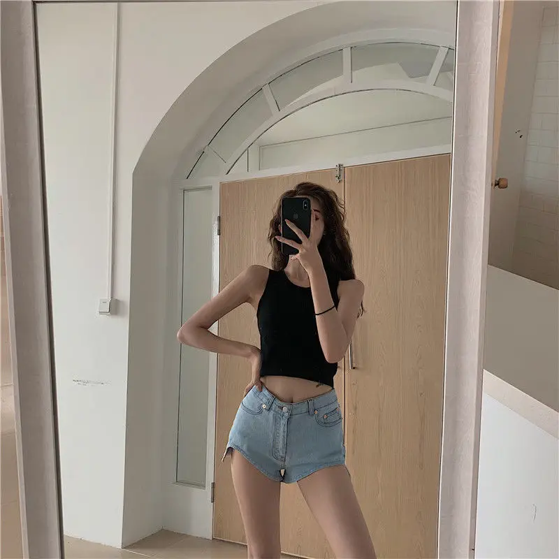 กางเกงขาสั้นสตรี Retro Vintage British Nostalgic Classic European Old England London Style Chic Elegant Fashionable Trend Modern