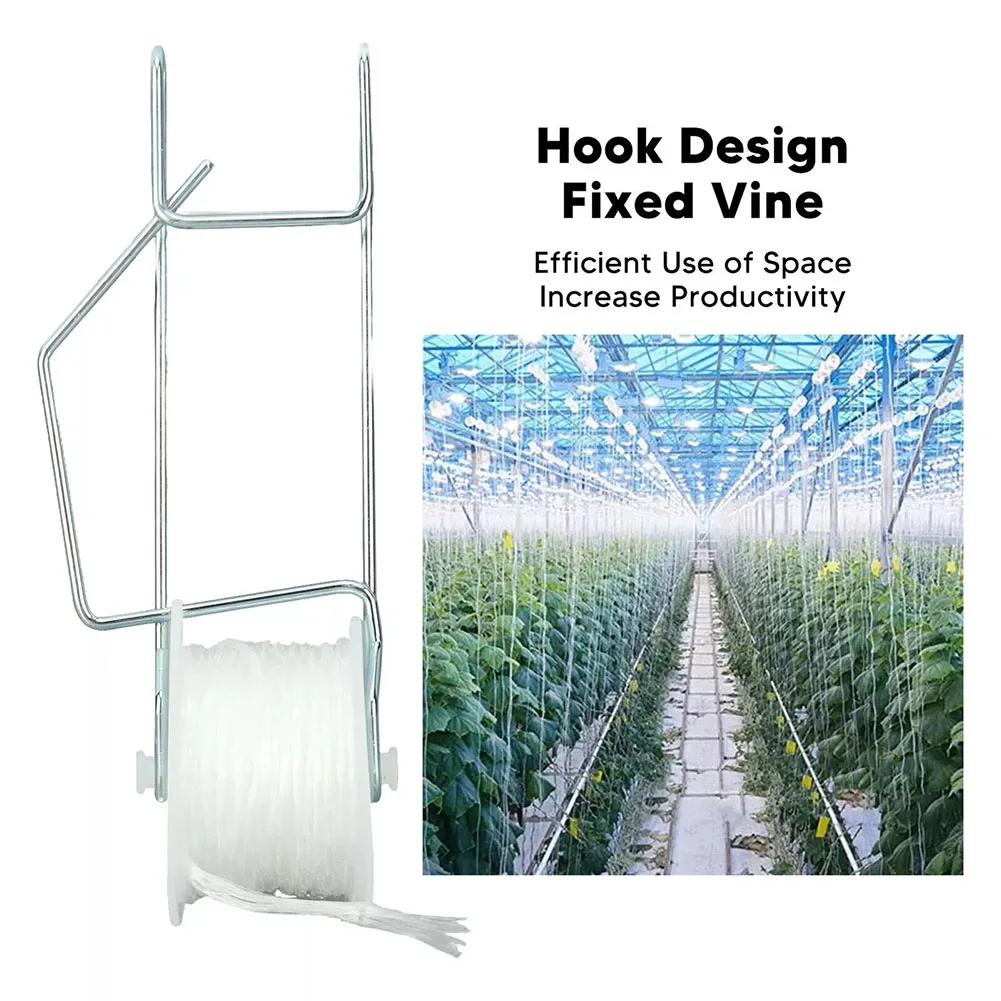 Tomato Roller Hooks Set Galvanized Steel Material Wide Range of Applications Promotes for maximum Space Utilization
