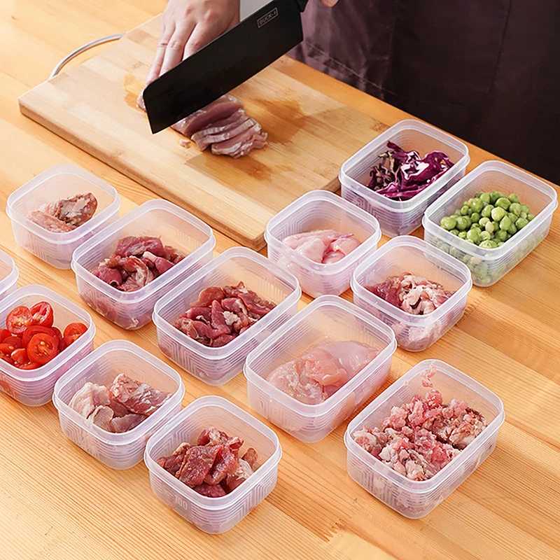 Food Container Freezer Frozen Meat Storage Box Frozen Food Grade Storage Box Small Preservation Box Kitchen Accessories