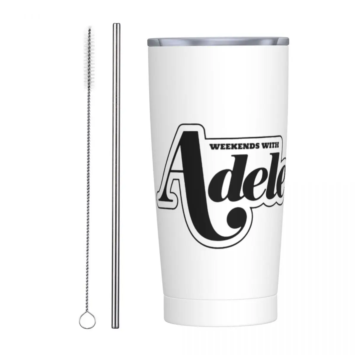 Weekends With Adele Tumbler Vacuum Insulated 2024 Album Tour Coffee Cups Vacuum Flask Office Home Mugs Spill Proof 20oz