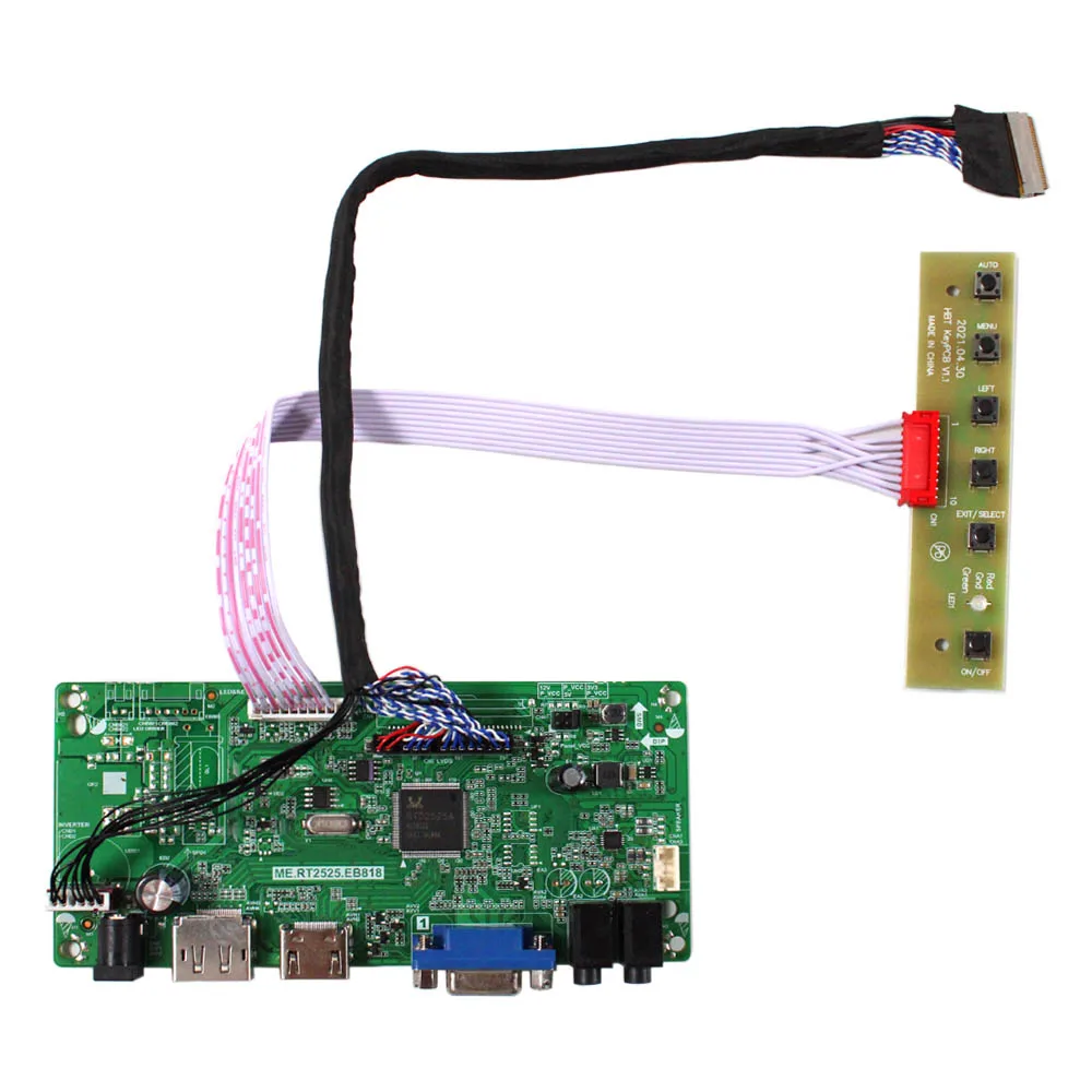 

HD-MI VGA DP Input LCD Controller Board For 15.6inch 1920x1080 G156HCE-L01 LCD Screen