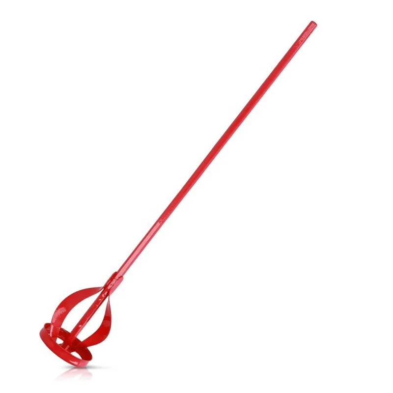 Heavy Duty Steel Plaster and Paint Mixing Paddle for Standard Drills-ODM Customizable Painting & Plastering Mixer Stirrer Tool