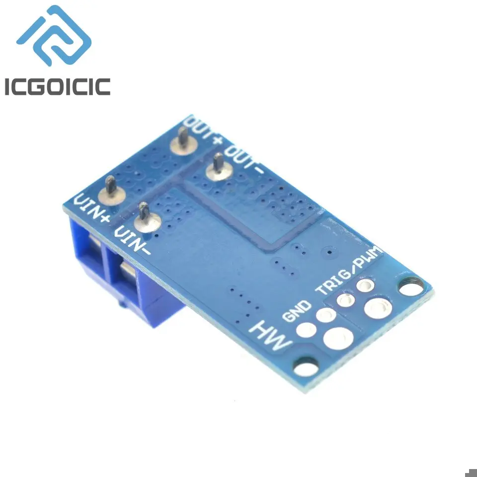 10 Uds. Módulo de controlador de interruptor de disparo de interruptor de efecto de campo de tubo MOS de alta potencia PWM tablero de Control de interruptor electrónico ajustable