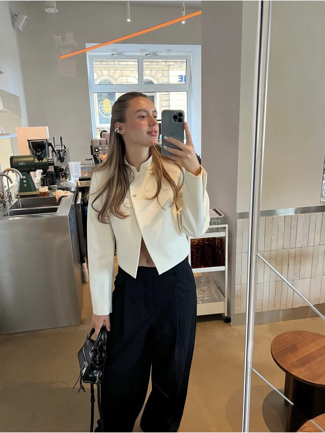 ZHAOLIN Simple Asymmetric Short Suit Jacket for Women Elegant Minimalist Style Autumn Outerwear Small Size Friendly