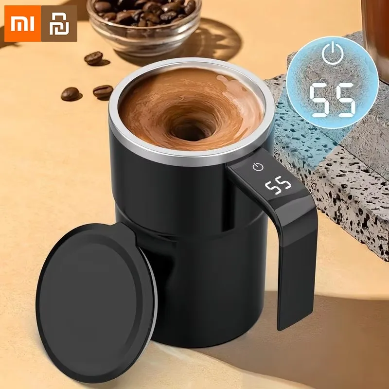 Xiaomi USB перезаряжаемая автоматическая магнитная чашка электрическая кофе самосмешивающаяся кружка IP67 водонепроницаемая безопасная 380 мл кофейная кружка для чая