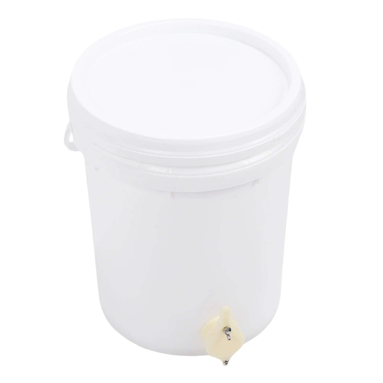 دلو عسل سعة 5 جالون مع غطاء وبوابة حاوية تخزين العسل البلاستيكية لتربية النحل دلو بلاستيكي لتربية النحل