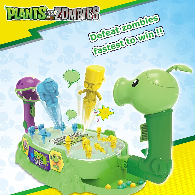 Plants vs. Zombies 2 Peashooter Two-player Shooting Battle Station ABS material Parent-child interactive toys Party Game Boy Toy