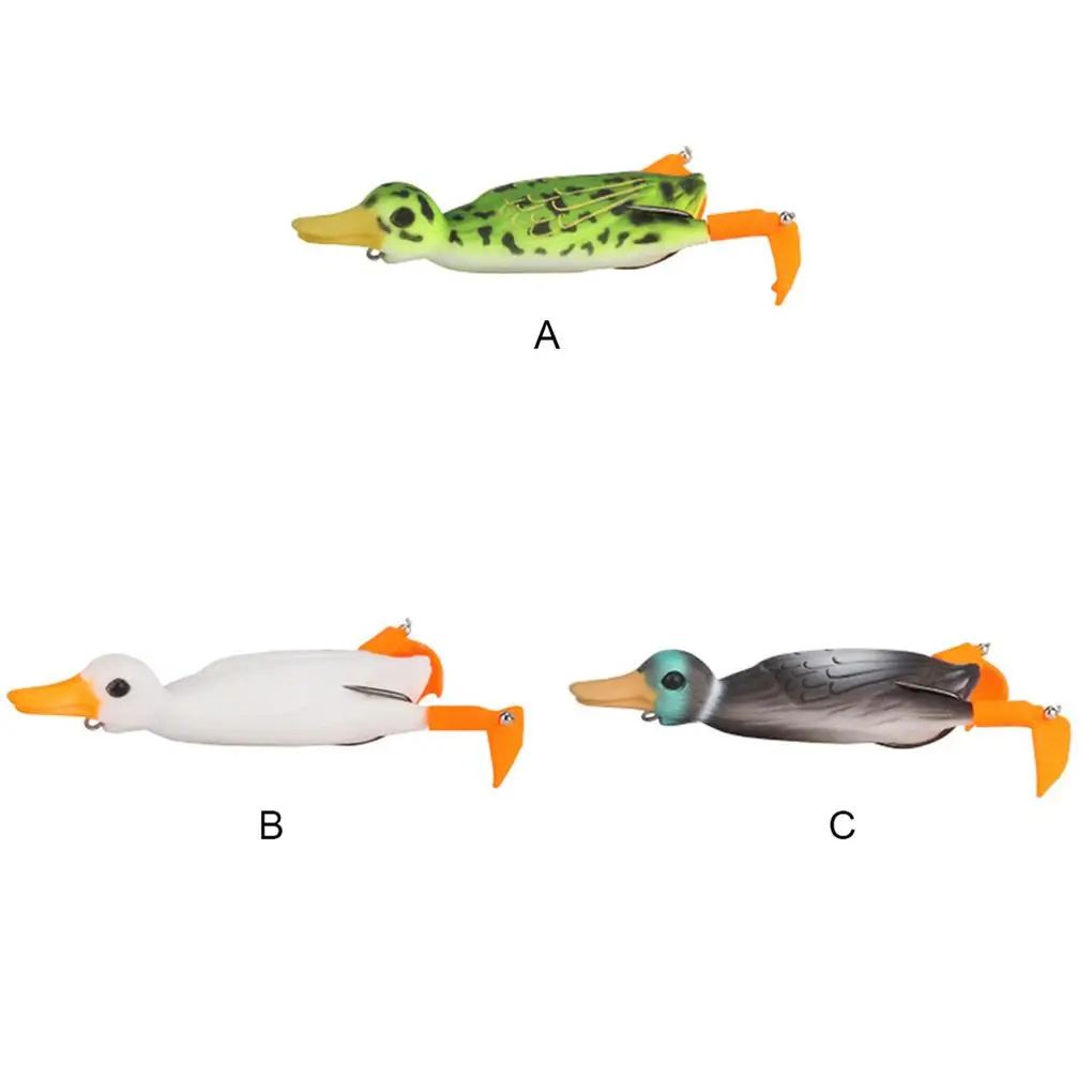 

False Bait Surface Duck Lure Floating Baits For Bass Pike Catfish Strong Attraction Simulated Fish Scale Pattern No.3