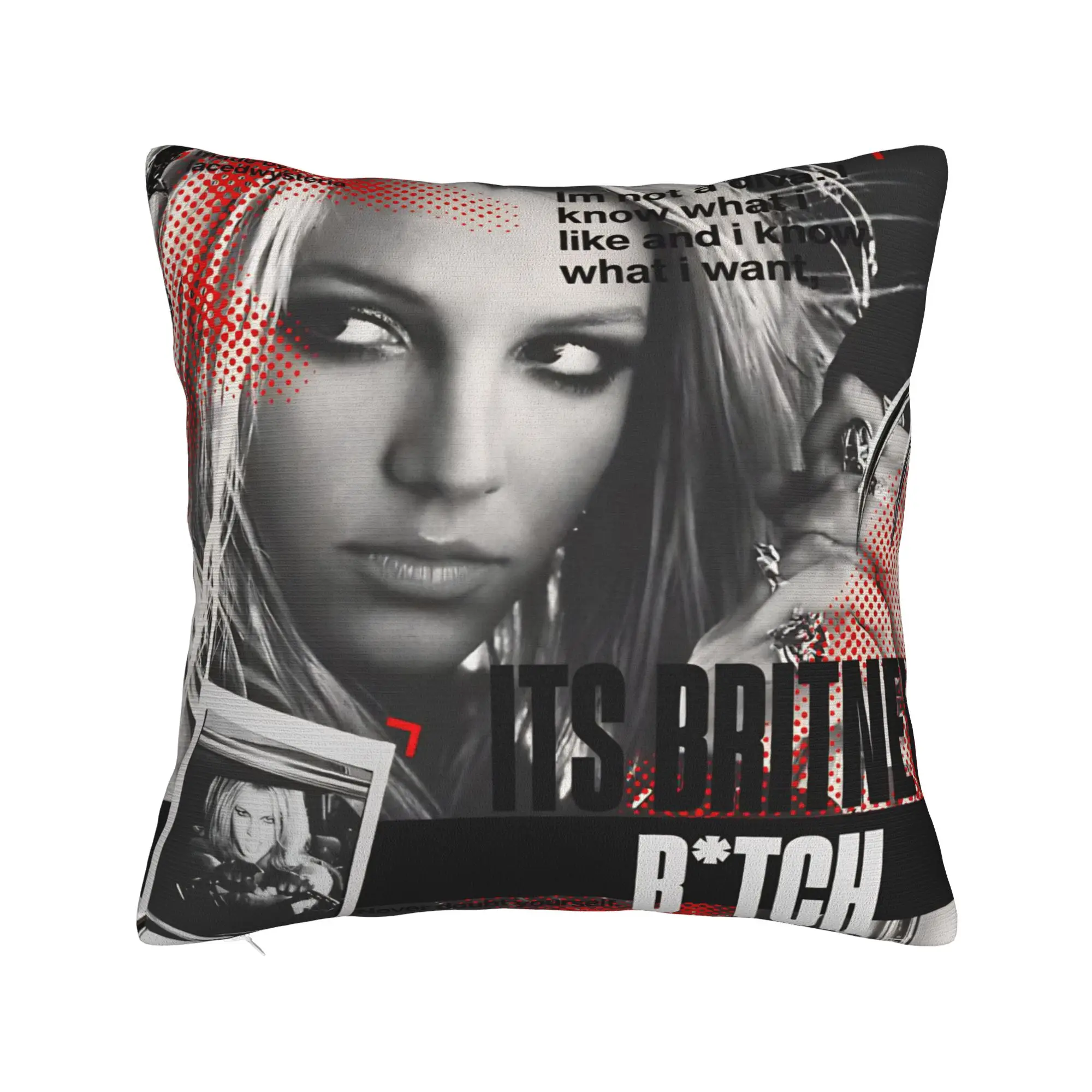 Singer Britney Spears Pillowcases Accessories Soft Cushion Cover Decorative  Pillow Case Cover Home Multiple Sizes