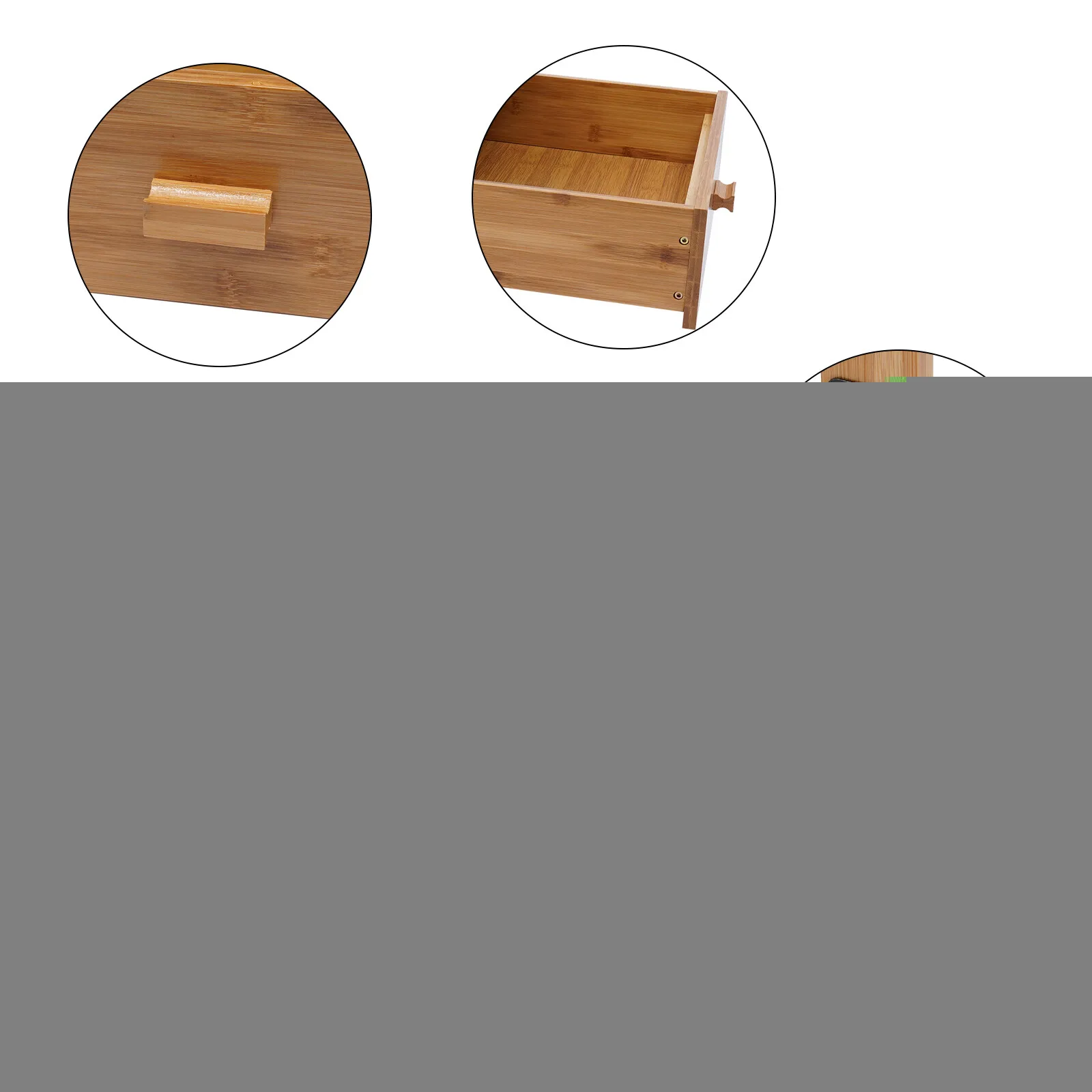 

2 Tiers Rectangle Wood Storage Cart Drawer Office Printer Stand Printer Cart With Wheels Living room Kitchen Bedroom