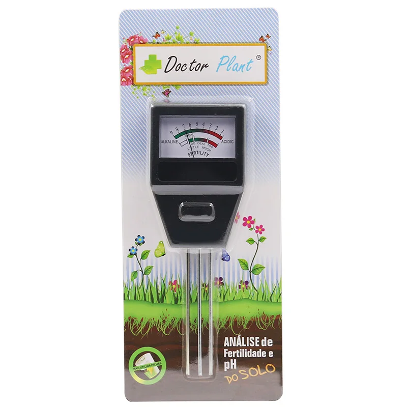 Imagem -06 - Medidor de Sensor de Umidade do Solo Planta Fértil ph Tester Monitor Fertilidade Acidez Teste Alcaloide Analisador Solo Jardinagem Detector pc
