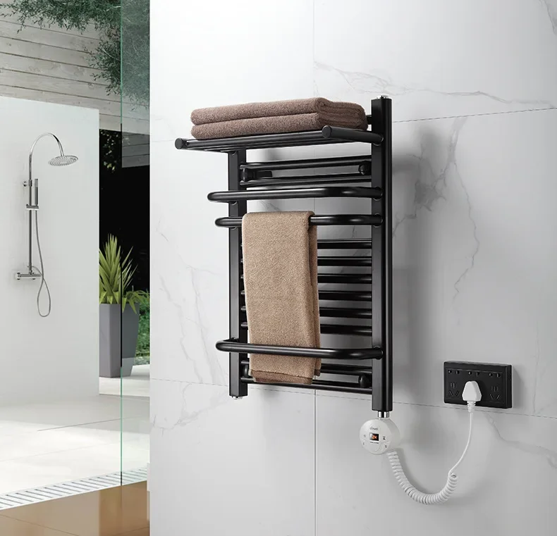 Electric towel rack, bathroom towel drying rack, heated towel storage rack, household intelligent constant temperature heating r