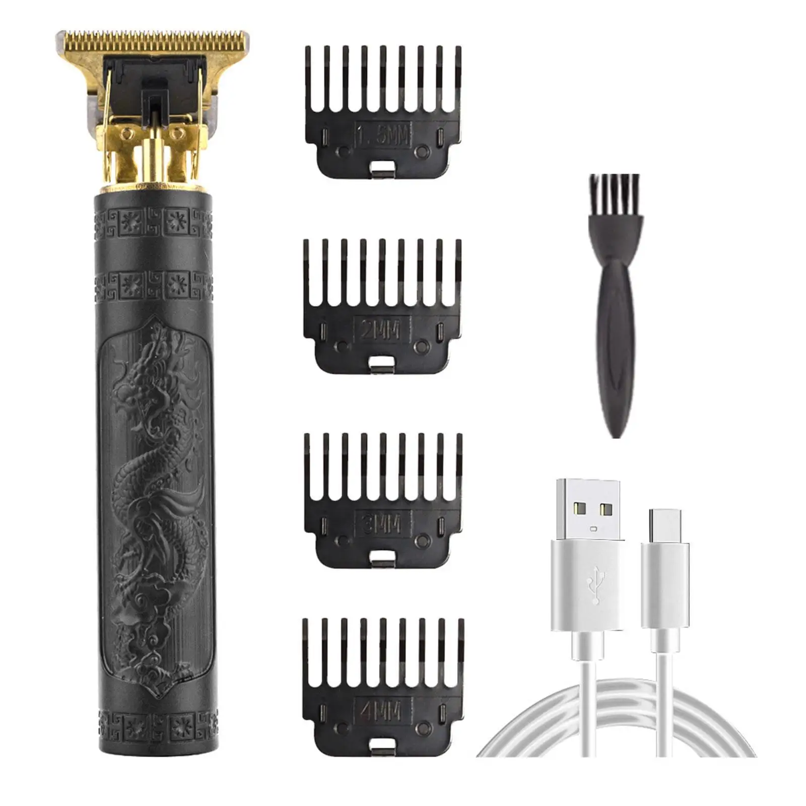 

USB Rechargeable Electric Shaver Beard Barber Adults Hair Cutting Machine T9 Electric Hair Hair Trimmer For Men