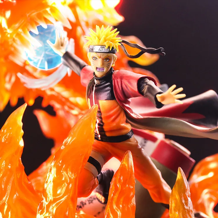 Naruto CS seventh generation Naruto, double character replaceable luminous, figure doll ornament model wholesale