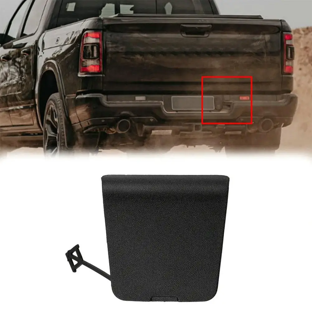 For RAM 1500 DT 2019-2024 68299112AC Black Body Style Cover Winch Spare Car Tire Hook Accessories Plastic Trailer Cover G9Q5