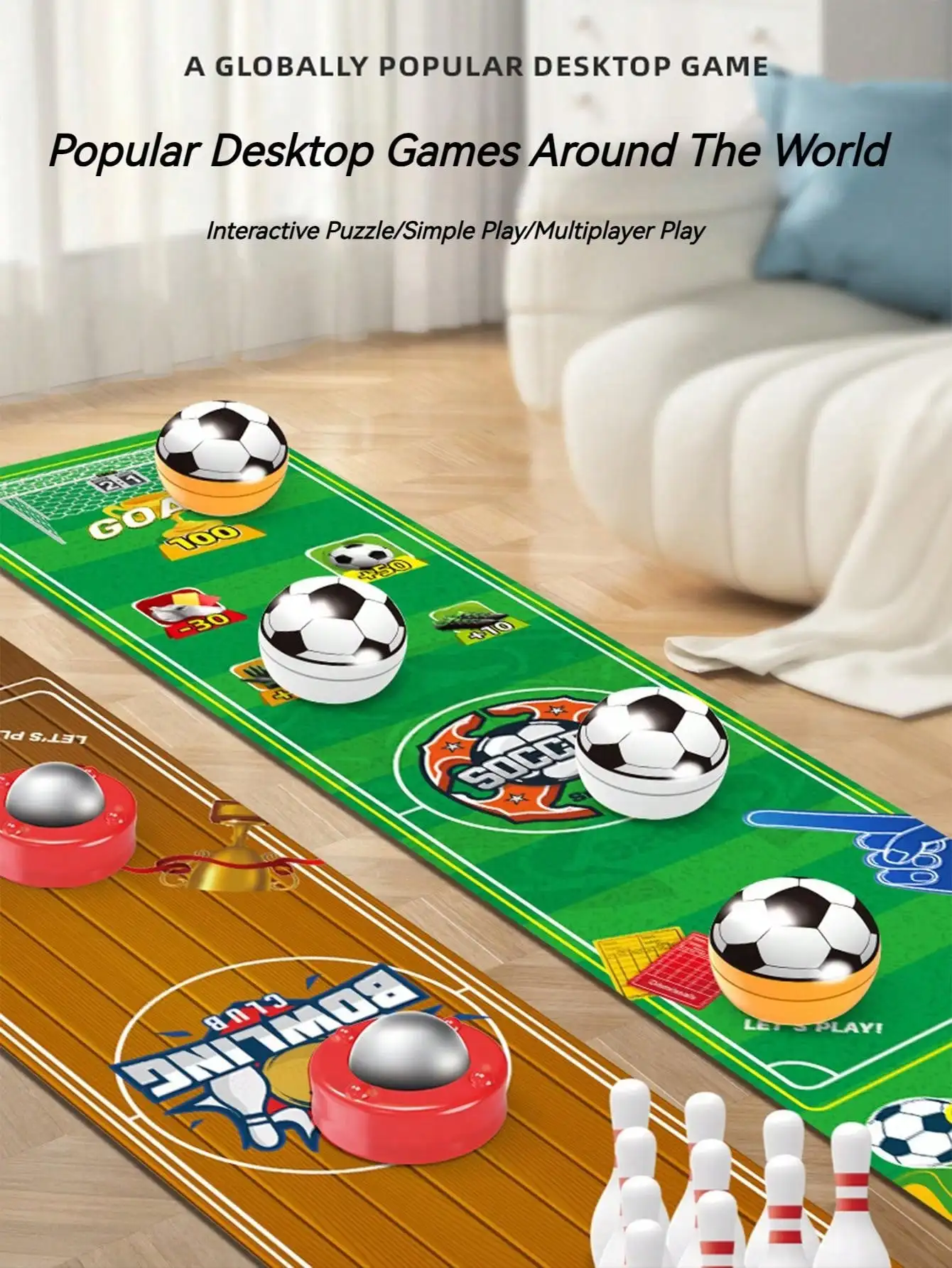 Pai-Filho Interativo Mini Desktop Bowling Brinquedos, Interessante Indoor Cartoon Table Game, Desenvolvimento Esporte para Crianças