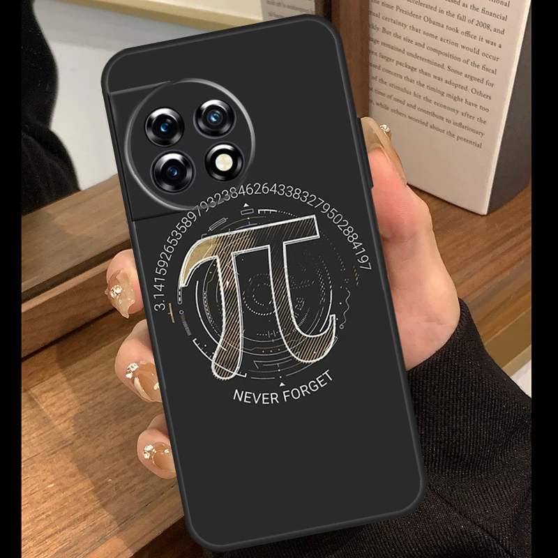 حافظة Math Formula Pi لهاتف OnePlus 13T 10T 8T 10R 12R 13R 13 12 11 9 10 Pro Nord CE 5 2 3 4 Lite N20 N30
