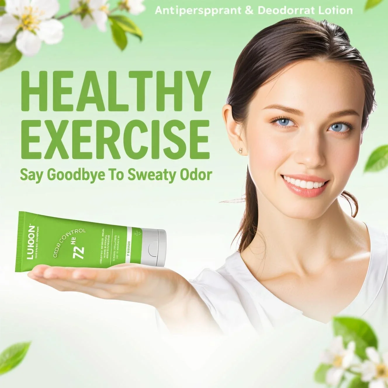 

Anti Perspiration Deodorant Lotion 90g Long Lasting Body Odor Control Invisible Cream Fast Dry For Women Men Travel Essential