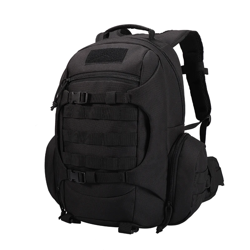 

Тактический рюкзак для походов и кемпинга, черный, камуфляжный, водонепроницаемый, с системой MOLLE, для военных игр и тренировок