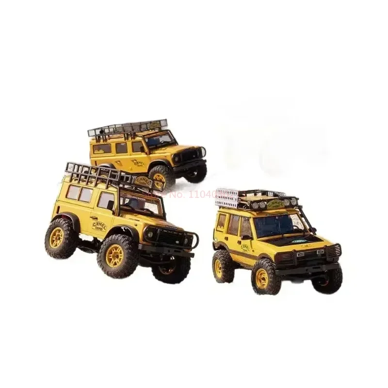 Fms fcx24m 1:24 copo de camelo simulação defensor 90/110 primeira geração range rover discovery escalada off road veículo presente