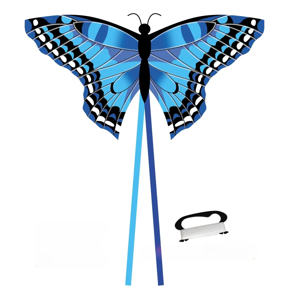 Easy to Fly Colorful Butterfly Kite Beautiful Butterfly Steering 3D Kite 100 Meter Kite String Good Flying Flying Kite