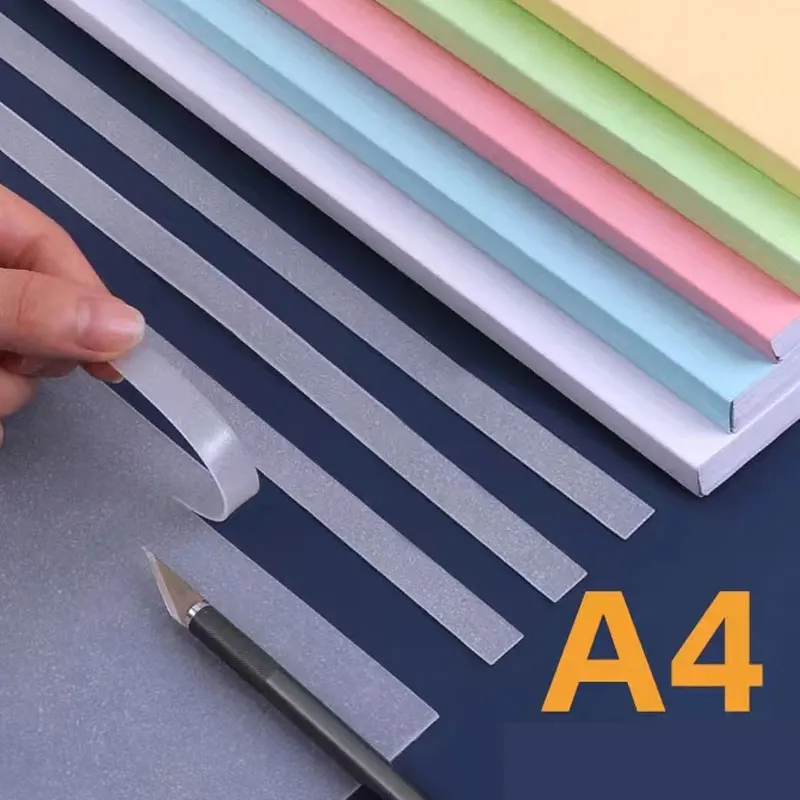 

1Sheets A4 Hot Melt Binding Machine Glue Strip DIY Book Report Film Contract Flat Sticker Accessories School Office Stationery