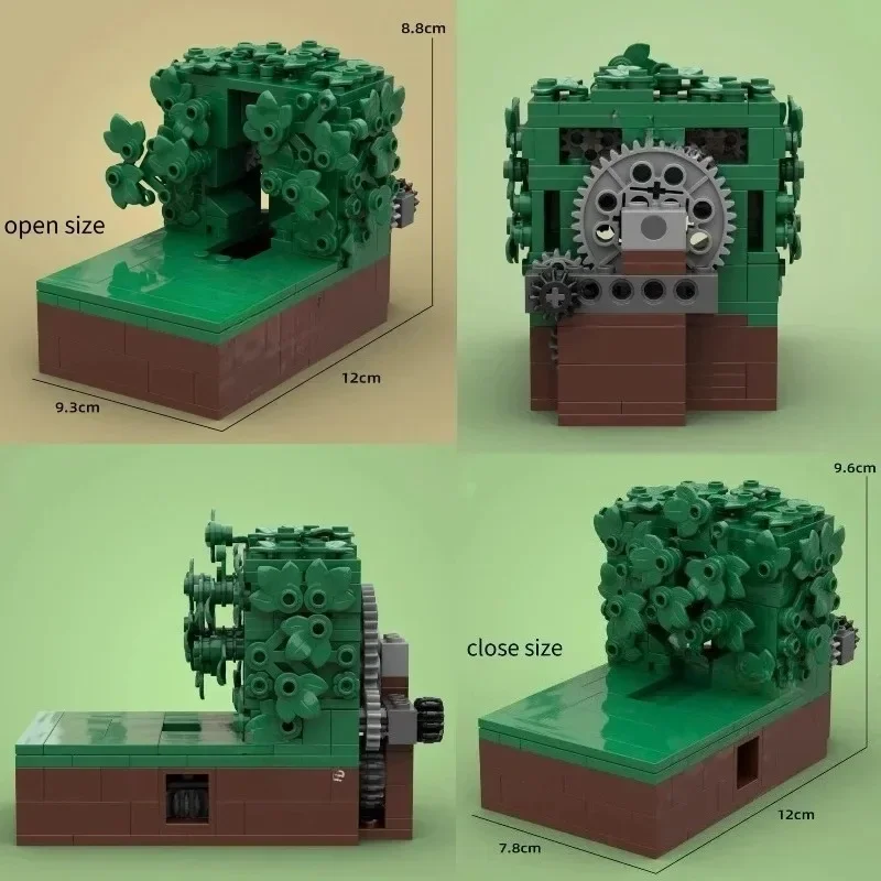 

2025 NEW MOC Building Block Homer Backing Into the Bushes Technology Bricks Birthday Christmas Holiday DIY Gifts Adults Toys