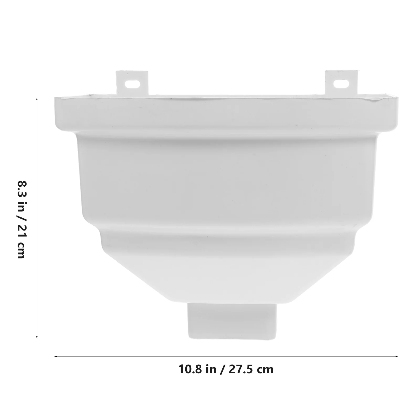 جامع مياه الأمطار المربع مع قمع منحني للمزاريب PVC محول ماسورة التصريف لنظام جمع برميل المطر الزخرفية