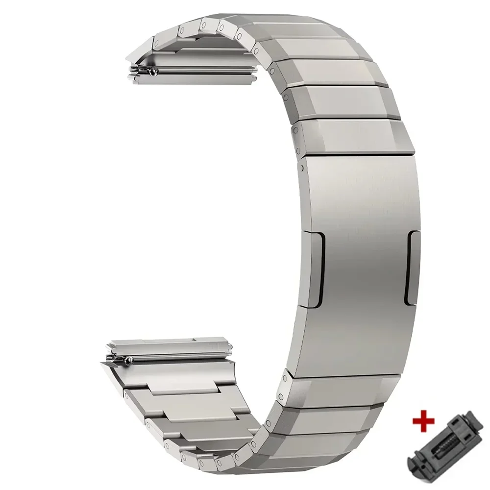 No Gaps Luxury Titanium Alloy Strap For Huawei Watch GT 5 Pro Metal Bracelet For Huawei Watch GT 5 Pro Business Band Correa