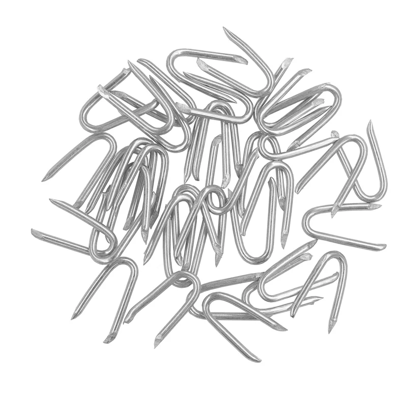 ABRB-200 grampos de cerca de fio de aço dos pces, pregos das fixadores em forma de u para a malha de arame e a esgrima tecida