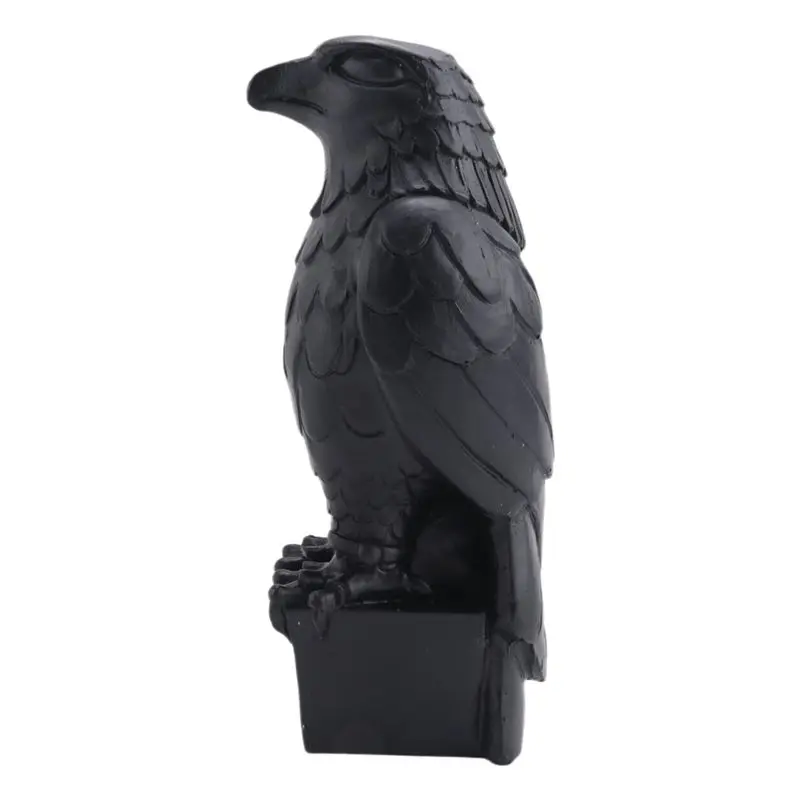 AT84-1 Piece Maltese Falcon Statue Shelf Decorations Black Resin Handmade Resin Sculpture view 5