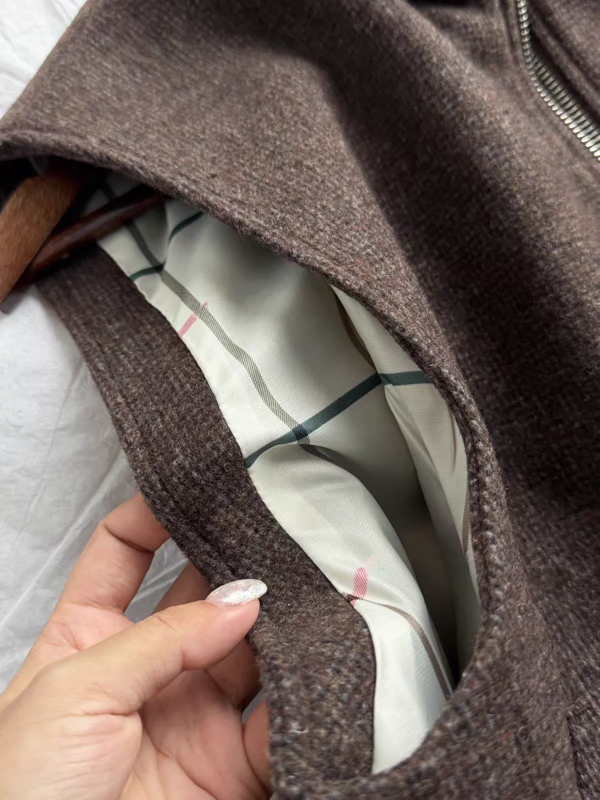 Italian Style Luxury Men's Wool Blend Vest Jacket Collarless No Logo Spring Autumn Fashion Standard Fit Single Color Outerwear