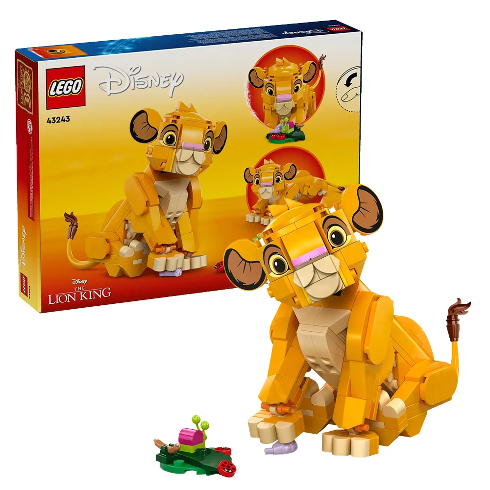 

LEGO 43243 Simba the Lion King as Cub, Buildable Toy for Kids , Fun Role Play Gift for Girls and Boys from 6 Years 222PCS