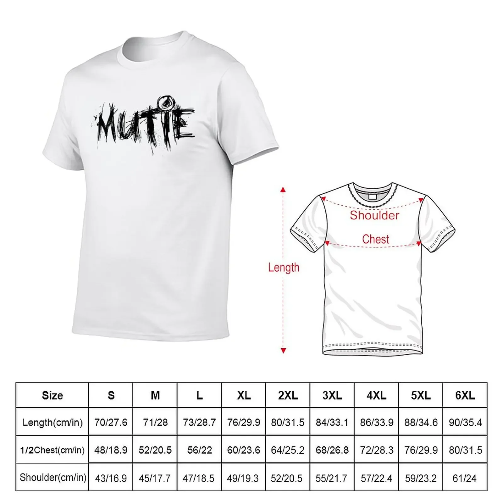 Mutie T-Shirt plus sizes heavyweights quick-drying Short sleeve tee men