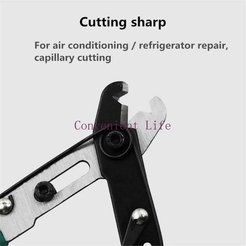 

L1EE Capillary Tube Cutter Durable Wire Cutting Pliers Maintenance Forceps Tool for Air Condition Refrigerator Repair Tool