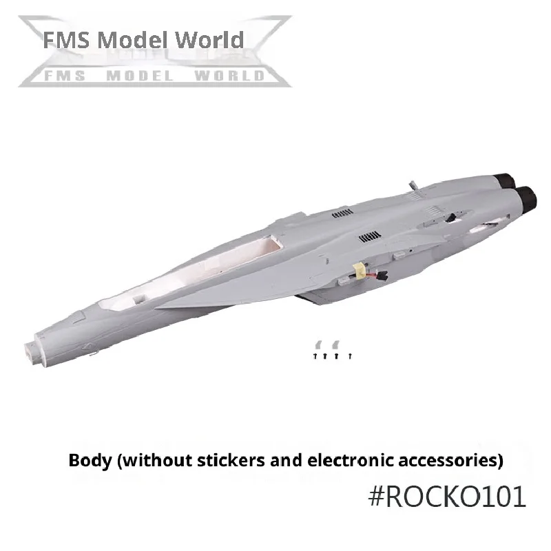 Fms 70mm F18 Hornet Aircraft Complete Set Of Accessories Including Fuselage Main Wings Landing Gear Stickers Vertical Tail