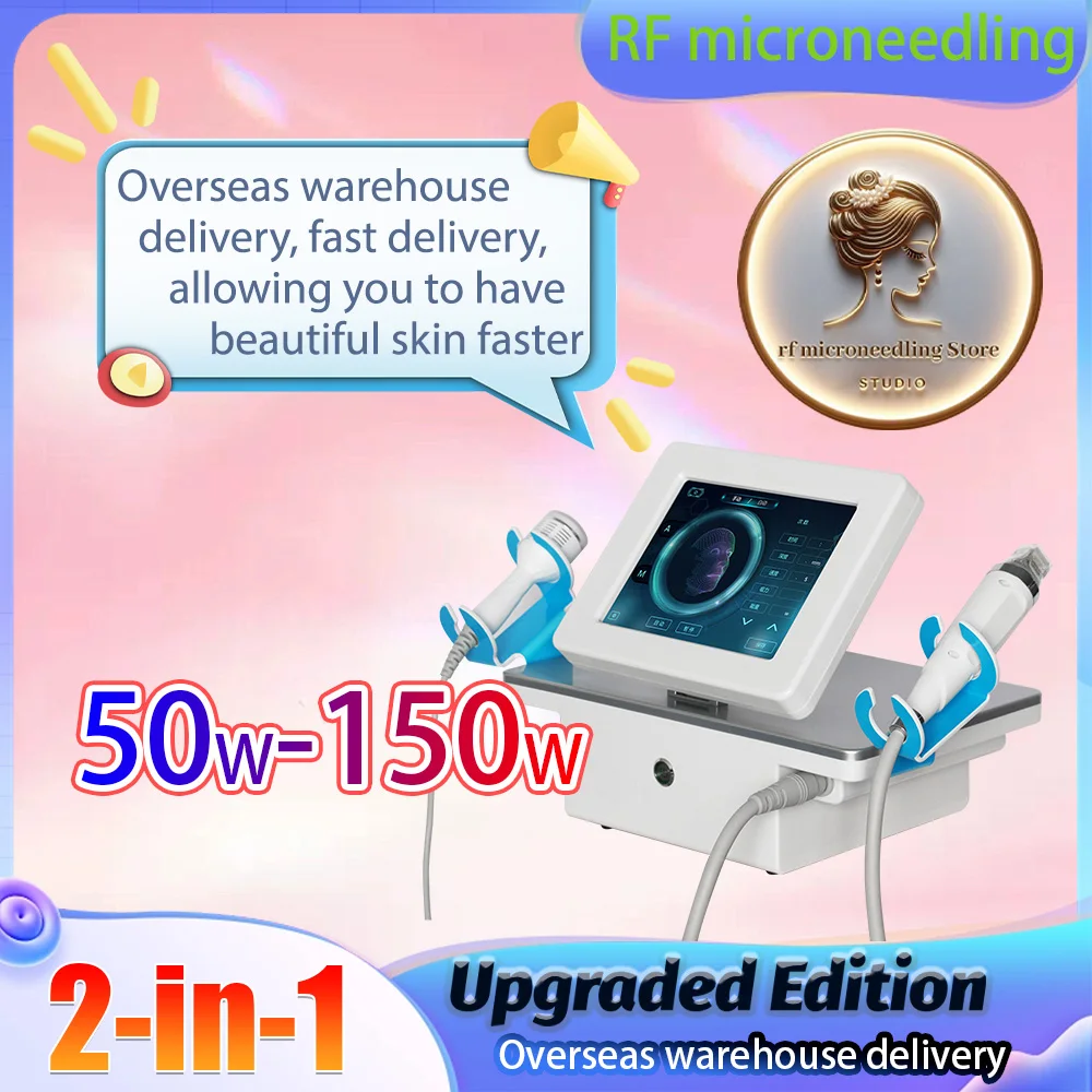 

2024 New Fractional 2 In 1 micro gold WithCryo Cold Hammer Stretch Marks Scar RemoverFace Lifting Acne Scars For Salon