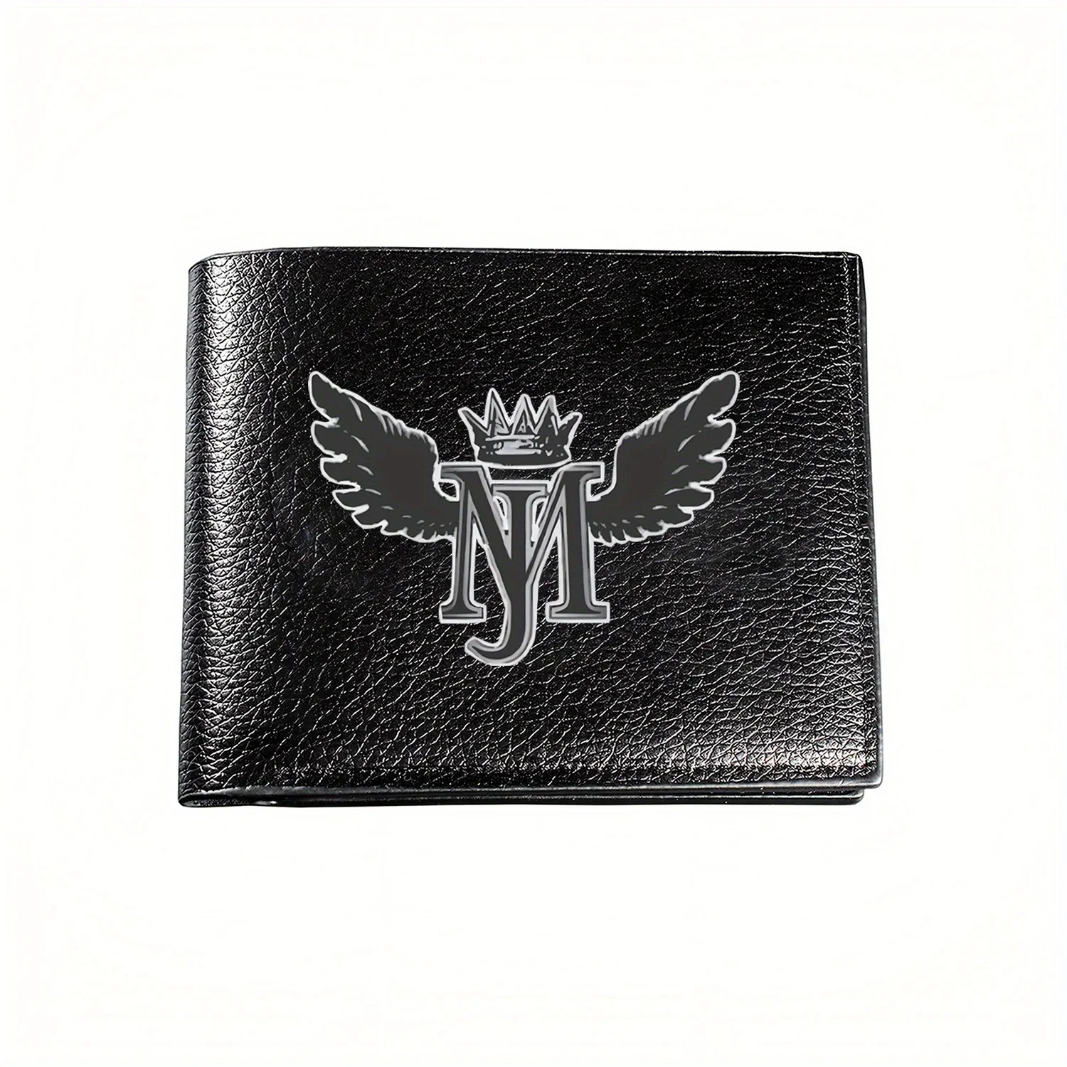 

Логотип NJ Crown Wings: стильный графический дизайн, деловой мужской повседневный элегантный простой практичный качественный кошелек, роскошный подарок премиум-класса для