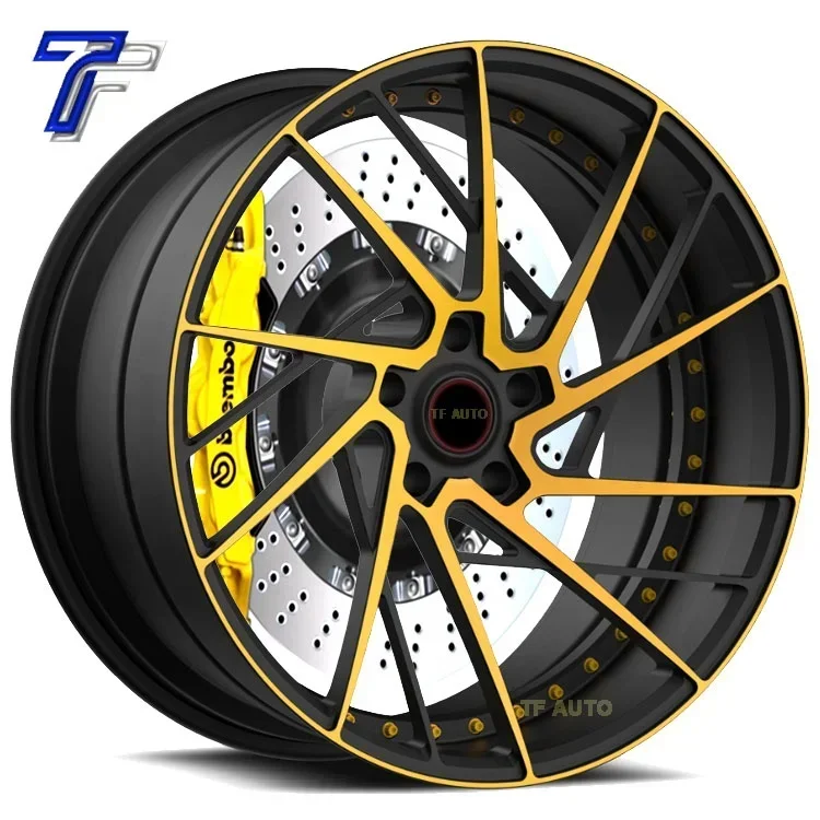 Deep Dish Lip 5x114.3 Forged car 22X11J Alloy Wheels 2 3 pieces For Porsche