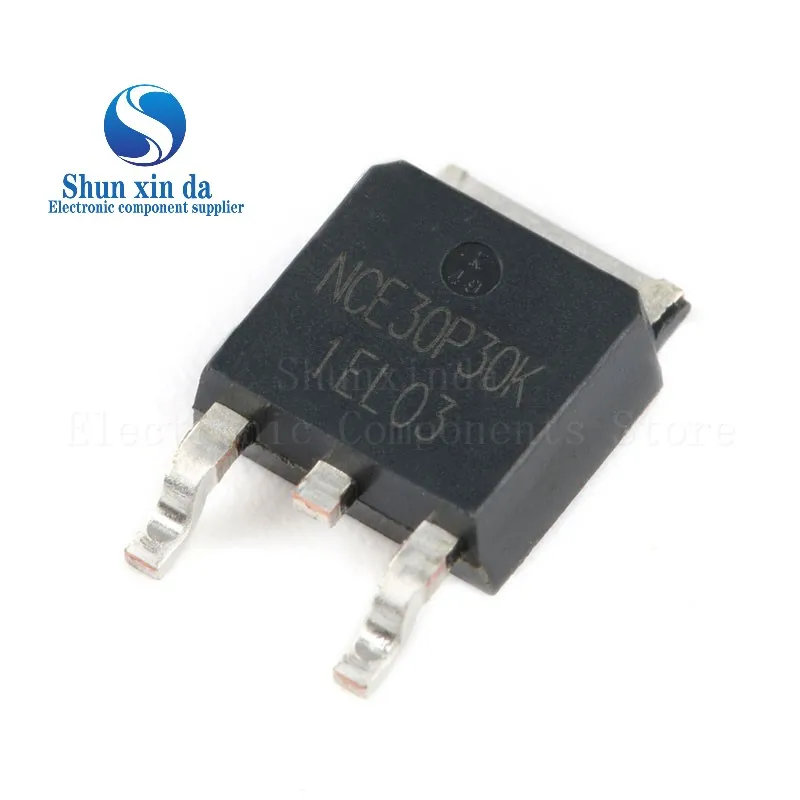 20PCS NCE30P30K TO-252 30V 30A 60W DPAK P-Channel Modalità di miglioramento MOSFET di potenza SMD Transistor SXD NCE30P30