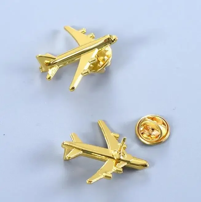 Metal Airplane Brooch Diy Fashion Pin Alloy Badge Vintage Pin Buckle Badge Buckle Jewelry Accessories - Image 3
