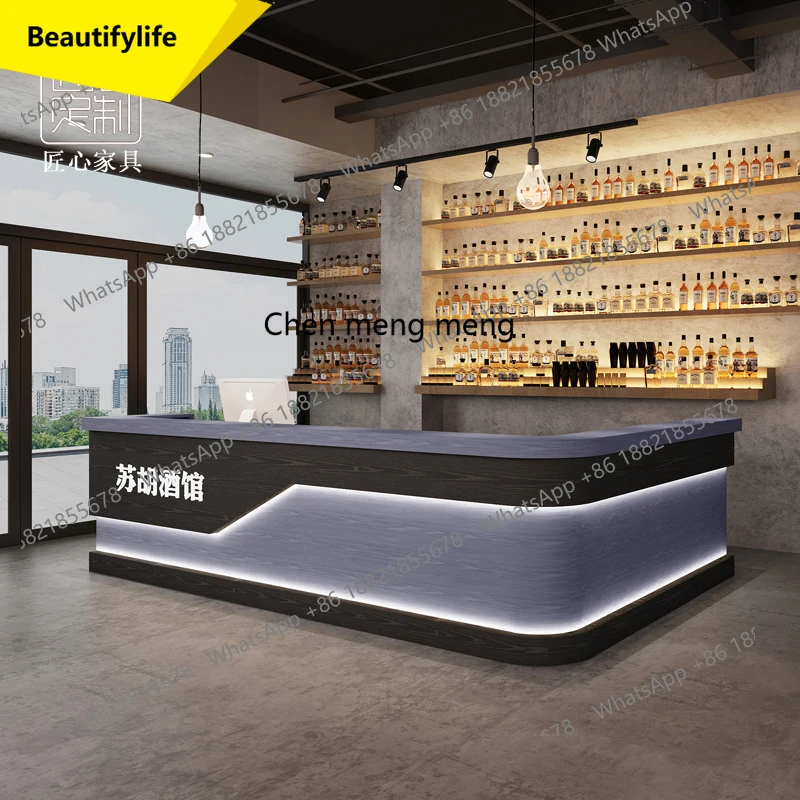 M46 خمر النمط الصناعي بار مقهى الخروج صفحة الصالة الرياضية ركن مكتب الاستقبال #1