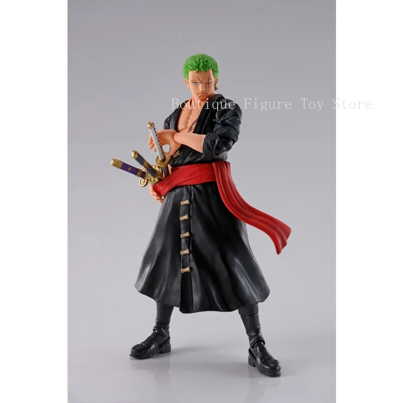 In Stock Original Bandai S.H.Figuarts ONE PIECE Roronoa Zoro Invasion of Onigashima Figure Anime Model Toy Collect Action Gift