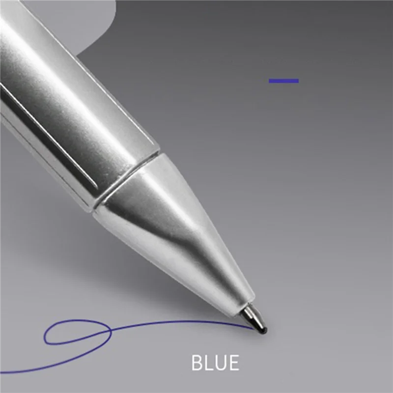 100Pcs 다기능 1.0Mm 젤 잉크 펜 버니어 캘리퍼스 롤러 볼펜 편지지 볼펜 파란색 잉크