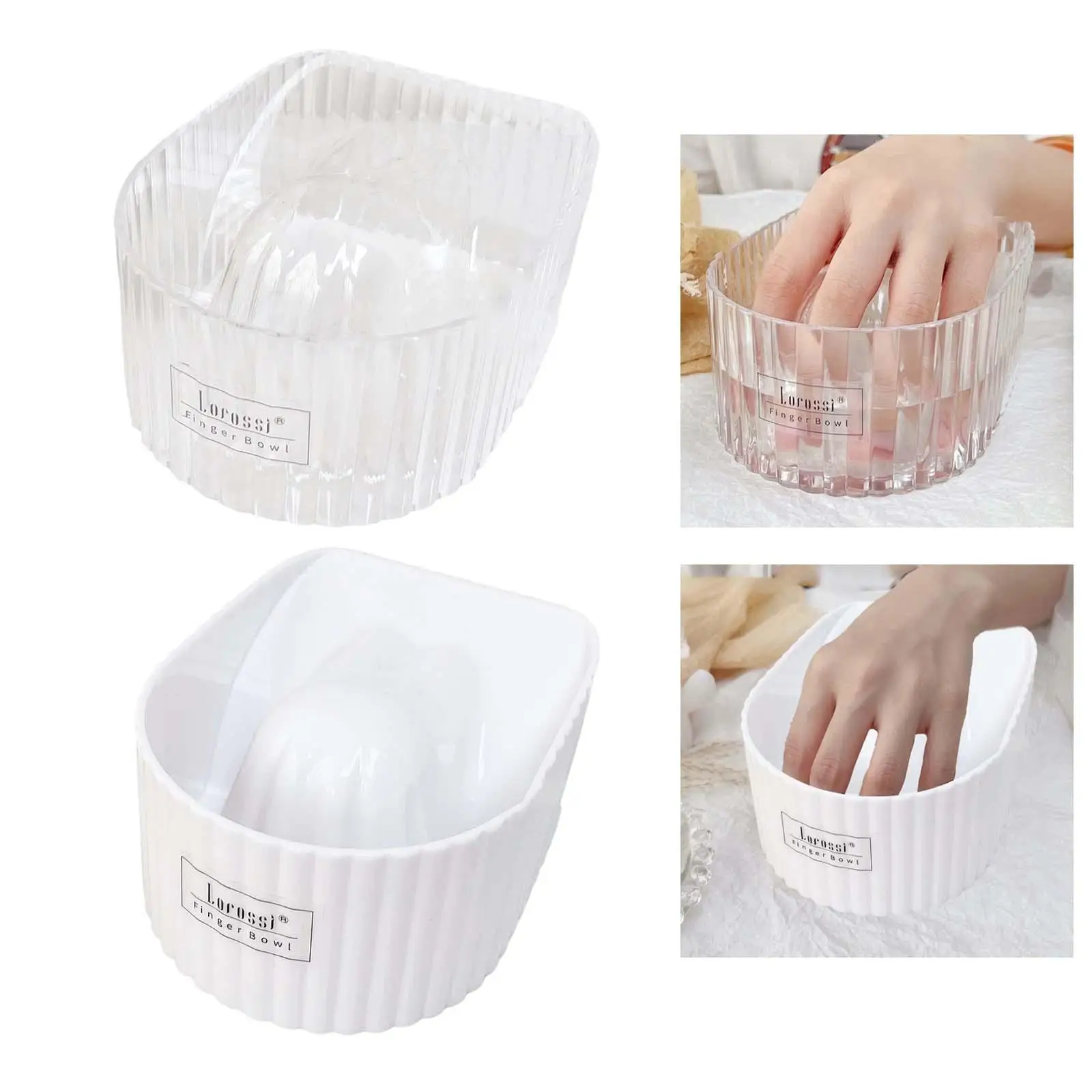 Cuenco portátil para remojar uñas, removedor ligero para remojar con forma de concha para limpieza de uñas, manicura DIY para profesiones de niñas