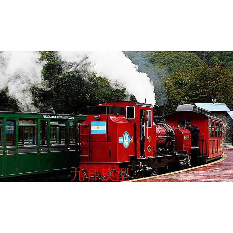 Diecast 1/160 scale 17CM Argentine Red Steam Small Train Model Adult Classic Series Static Display Gift Boy Toys