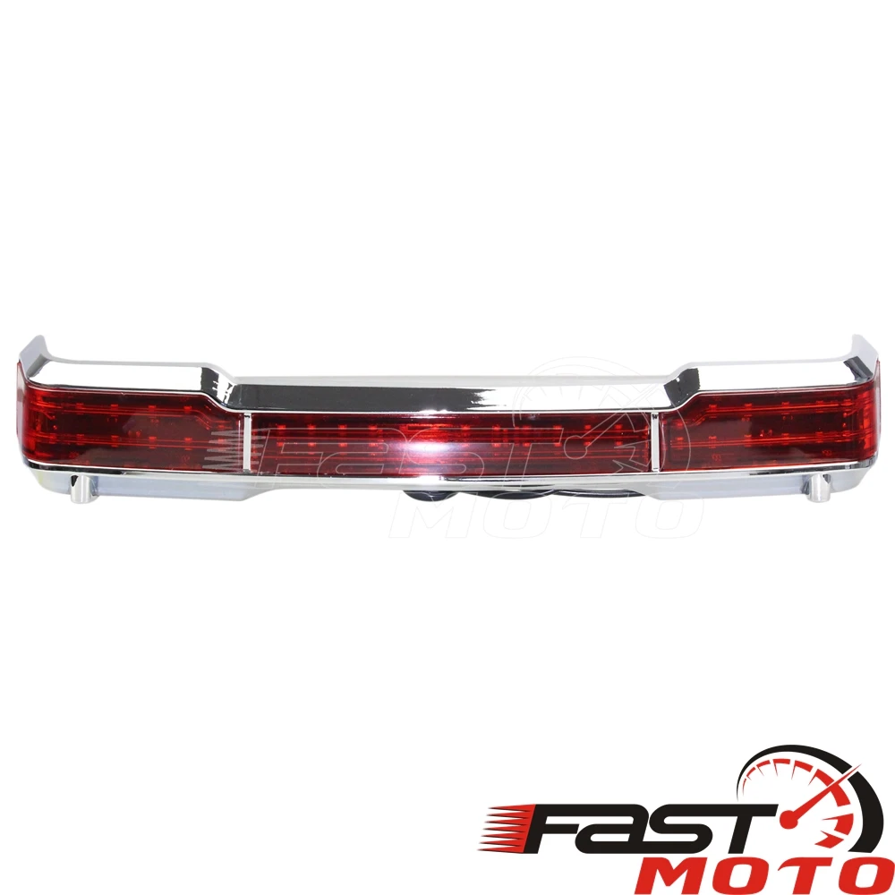 LED Tail Running Stop Brake Light For Harley Classic Ultra King Tour Trunk Pack 97-15 Classic Ultra FLHT Taiilight Tail Lights