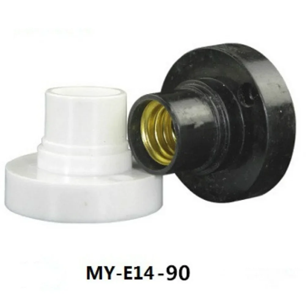 

E14 Light Bulb Socket Screw Lamp Fixing Base Holder PBT +Metal Edison Screw Socket 100-230V Energy-saving Lamp Holder